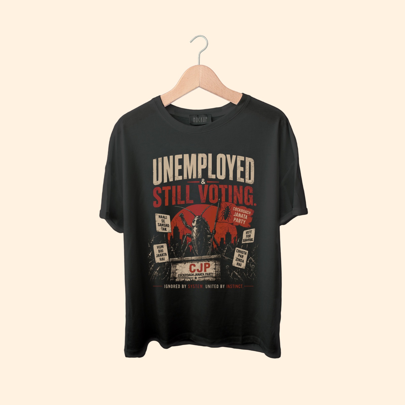Unemployed & Still Voting Tee